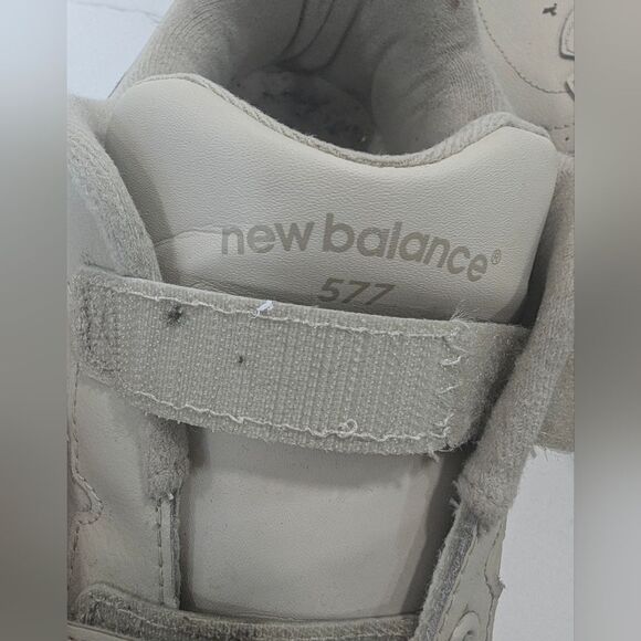 New Balance 577 Men\'s Walking leather Shoes Bone Velcro straps size 12 main image 9